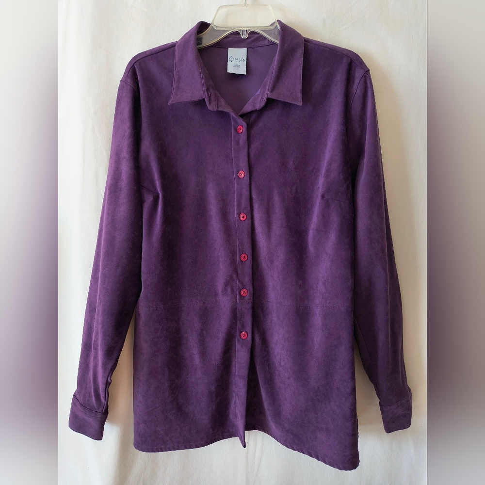 Purple Button Down Shirt